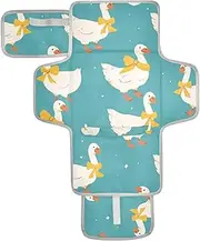 Reusable Baby Pee Pads with Tissue Pocket Diaper Changing pad Travel Lightweight & Foldable Changing Station