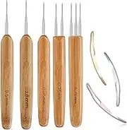 loc Crochet Needle, Dreadlock Crochet Hook Tool,8 PCS Dreadlock Crochet Hooks for Hair, loc Tools for Dreads