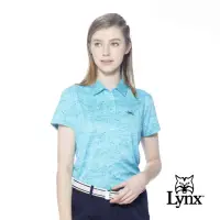 在飛比找momo購物網優惠-【Lynx Golf】女款吸溼排汗機能滿版海洋鯊魚圖樣印花短