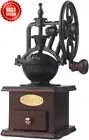 MOON-1 Manual Coffee Grinder - Antique Cast Iron Hand Crank Mill with Drawer