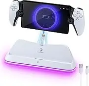 Mcbazel Charging Stand for PS Portal, Charger Dock Station with LED Light Type-C Interface Sleek Design,Efficient Charging,Enhanced Performance-White