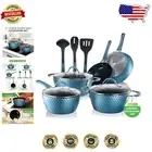 Ergonomic & Induction-Ready 11-Pc Cookware Set with Non-Stick Ceramic Finish