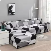 H30 Geometric Sofa Covers Living Room Elastic Corner Couch L Shaped Chaise 10A