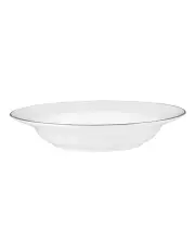 [Maxwell & Williams] White Platinum Rim Soup Bowl 23cm in Platinum