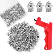 [YGAOHF] Track Spikes, 50 Pieces Track Spikes for Track Shoes, 0.45 Grams Lightweight Replacement Spikes with Spike Wrench for Track and Field Sprinting or Cross Country Golf Fishing