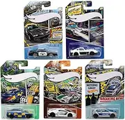 Hot Wheels 2020 Police Pursuit Comic Missing Logo Art Variant Complete Set of 5 Diecast Vehicles