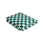 Throw Checked Large Polar Warm Soft Blanket Sofa Bed Car V0H8 GX Travel K2D0