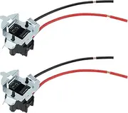Briny River 2Pcs Car H7 Halogen Light Bulb Base Holder Socket Adapter Wiring Harness Suitable for H7 Halogen HID LED Bulbs(Line Length 18cm)