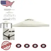 Elegant 10'X10' Waterproof Canopy Replacement Cover with UV Protection