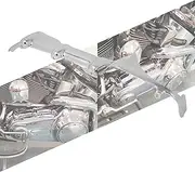 HCmotorku Motorcycle Inner Primary Cover Trim Fit for Harley Heritage Softail Classic Fatboy Deluxe FLST FXST 2007-2017 Chrome