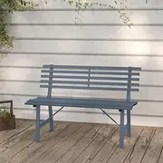 Generic Garden Bench 110 cm Steel Grey