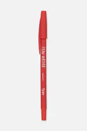 [Typo] Typo - Flow Writer Ballpoint Pen - Red SOLID RED