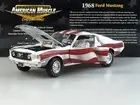 ERTL 1/18 Scale Ford Mustang 1968 Diecast Car Model Toy Collection Gift