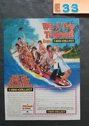 Brady Bunch Win A Trip To Hawaii Promo Print Advertisement Vintage 1996