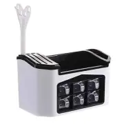 NNEDSZ Multifunction Kitchen Utensils Condiment Storage Rack Seasoning Storage B