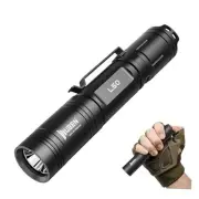 L50 LED Flashlight Rechargeable, 1200 High Lumens Flash Light, Tactical Black