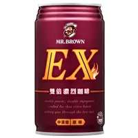 在飛比找屈臣氏網路商店優惠-MR.BROWN 伯朗 伯朗EX雙倍濃烈咖啡330ml-箱購