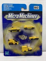 Micro Machines 2000 Yellow Emergency Response Rare sealed set
