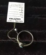 With Blue Zircon P20 Ring Silver Ukraine women