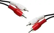 Brightium 2 x RCA Male to 2 x RCA Male Stereo Audio Cable Ideal for transferring Audio Between Devices
