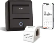Label Maker Machine with 40X30Mm Tape, 2 Inch Portable Thermal Printer