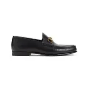 [Gucci] Gucci-Black Leather Horsebit 1953 Loafers-Uomo 7 UK