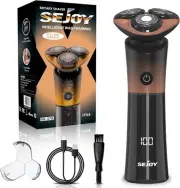Rechargeable Wet & Dry Electric Shaver with Senseiq Techno