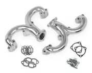 11704-1FLT Flowtech Rams Horn Exhaust Manifolds - Ceramic Coated