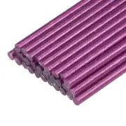 Mini Hot Glue Gun Sticks 4-inch x 0.27-inch for Glue Guns, Glitter Rose 30pcs
