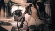 Anime long hair black albedo overlord ainz ooal gown Playmat Gaming Mat