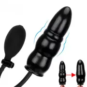 Silicone Inflatable Super Big Plug Expandable Pump Plug Extender for Couple BDSM