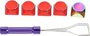 Hoement Keycap Set Key Puller Metal Keycap Gradient Suitable for Mechanical Keyboard Share Friends