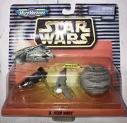 Star Wars Micro Machines X Lars Landspeeder Incom T-16 Skyhopper Death Star II