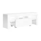 130cm RGB LED TV Stand Cabinet Entertainment Unit Gloss Furniture Drawer Tempere