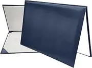 MyGradDay Smooth Diploma Holder Graduation Certificate Cover 8 1/2" x 11" Navy Blue