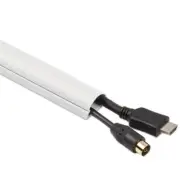 D-Line US/5FT3015W Decorative Mini Cord Cover, 60" X 1.25" X 0.5" Covers, White