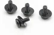 ReplacementScrews VESA Compatible M4 10mm TV/Monitor Wall Mount Screws for 75x75mm and 100x100mm Brackets. Metric Screws & Washers for Mounting Any TV/Monitor Brand.