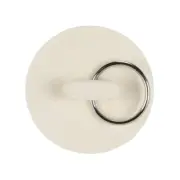 3X(White Rubber Wash Basin Bathtub Plug Sink Plug Drain Pipe Plug Sink Plug4157