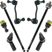 TRQ Front Steering & Suspension Kit Compatible with 2007-2009 Dodge Sprinter 2500 Sprinter 3500 2007-2018 Freightliner 2010-2018 Mercedes-Benz
