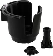 Scotty Cup Holder w/Rod Hldr Post and Bulkhead/Gnnel Mnt Blk