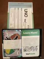 VeeFriends Uno Game w/ Tier 3 Modest Moose collectible card Sold Out Limited Run