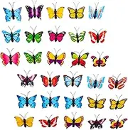 Gadpiparty 50Pcs Butterfly Push Pins Mixed Style Decorative Thumbtacks for Cork Board for Art Projects Home Office and Geography Lessons and Easy to Store