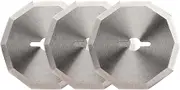 Eyech 3 PCS Replacement Rotary Blades – 1-1/2" 10-Sided Cutter Blades Compatible with Cordless Electric Scissors, WA2300 Replacement Blades Fits RC2600K, RC2601, RC2602, WX080L, WX081L
