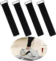 WIOJRY Elliptical Machine Pedals Straps Ellipse Leg Exerciser Machine Pedal Straps Suitable for Under Desk Elliptical Peddler Foot & Leg Pedal Exercixer for Seniors Fitness Home Sports Accessories