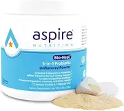 Aspire Nutrition 5-in-1 Bio-Heal® Probiotic for Kids, Men & Women - Best Supplement for Brain Function, Gut Health & Constipation - Shelf Stable & Fortified with Vitamin, Mineral & Prebiotics - Powder