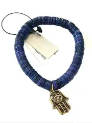 NWT Chico’s Hamsa Hand Drop Off Stretch Bracelet/SRP$35