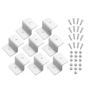 MOBI 8pcs Z Style Solar Panel Mounting kits Aluminum Alloy Brackets for RV Boat Home