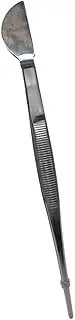 Fenteer Bonsai Tweezer Fish Tank Tweezer Professional, Grass Puller, Stainless Steel, Gardening Tool for Courtyard Yard, Backyard, Curved