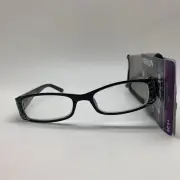 D716 Foster Grant +1.25 PATTI BLK Reading Glasses READERS BLING