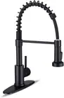 Kitchen Faucets with Pull down Sprayer Commercial Industrial Stainless Steel Sin